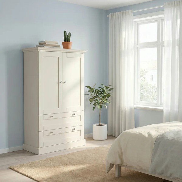 Béžová matná skrinka 83x130x35 cm Binz – Støraa-image-1