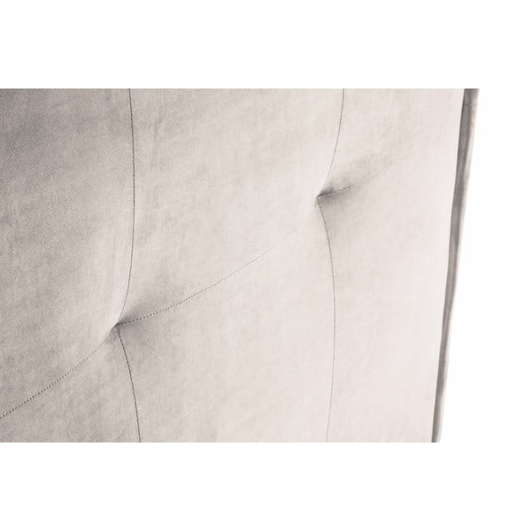 Krémovobiele čelo postele 200x120 cm Monica – Milo Casa-image-1