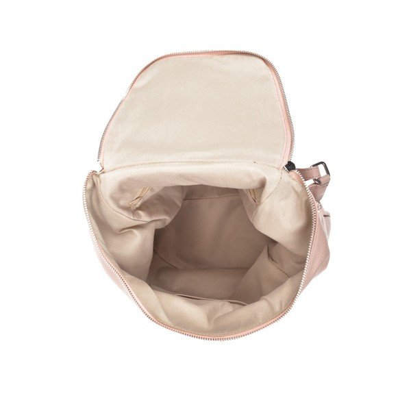 Ružový kožený batoh Luisa Vannini Kuhma-image-3