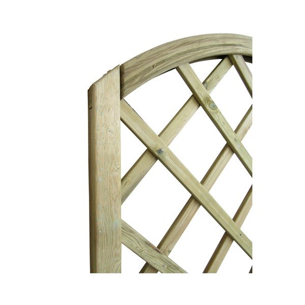 Záhradná dekoratívna mriežka z borovicového dreva Crido Consulting Arched Pine-image-3