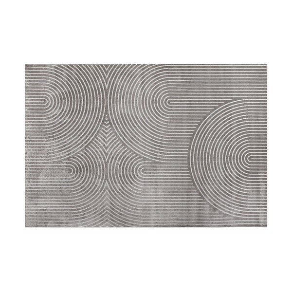 Sivý koberec z viskózy 140x200 cm Geode – douceur d'intérieur-image-2