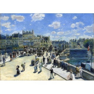 Reprodukcia obrazu Auguste Renoir - Pont Neuf, 70 x 50 cm