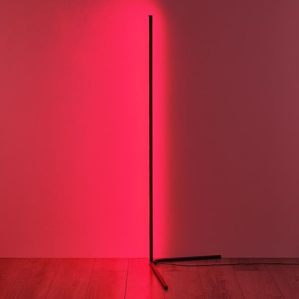 Čierna LED stojacia lampa (výška  141 cm) Level – Reality-image-2