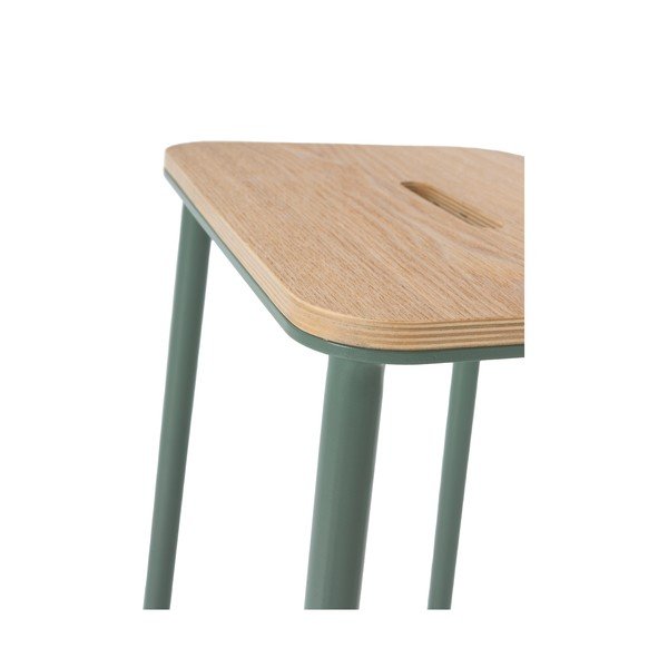 Zelené barové stoličky v súprave 2 ks (výška sedadla 65 cm) Abba – Marckeric-image-4