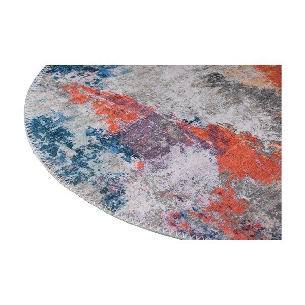 Modro-oranžový umývateľný koberec 80x120 cm - Vitaus-image-2