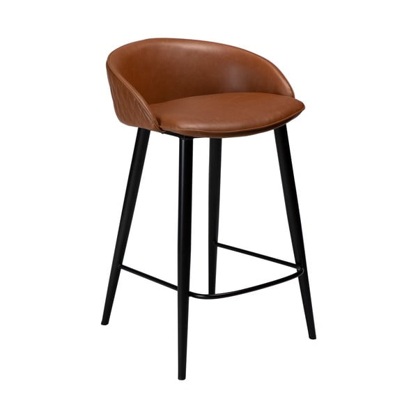 Koňakovohnedá barová stolička 80 cm Dual – DAN-FORM Denmark