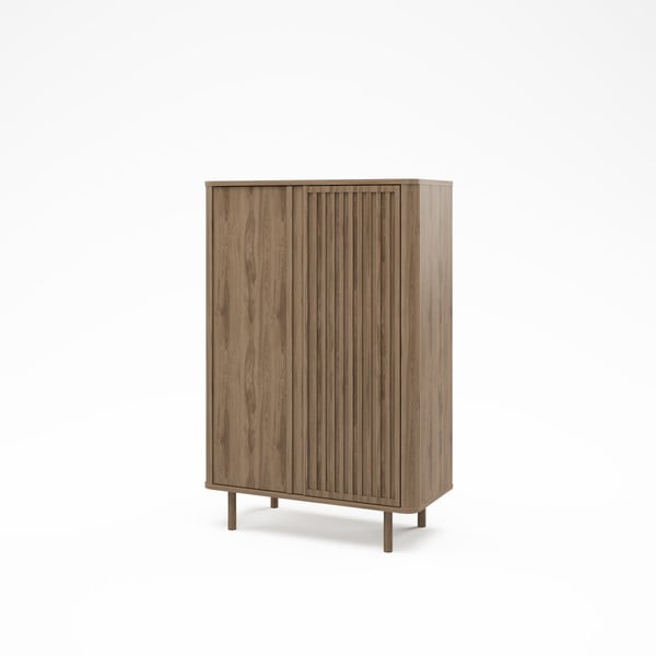 Skrinka v dekore duba v prírodnej farbe 86x130x40 cm Salma – Marckeric-image-3