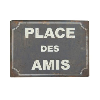 Plechová ceduľa Antic Line Place Des Amis