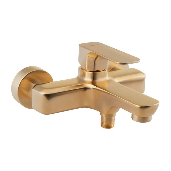 Nástenná vaňová batéria v zlatej farbe (2 výstupy) Spy – Sapho