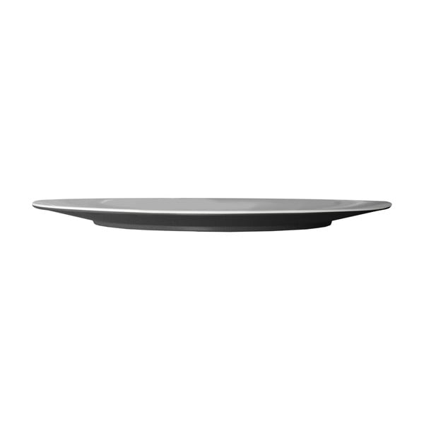 Čierny tanier Entity, 33,2 cm