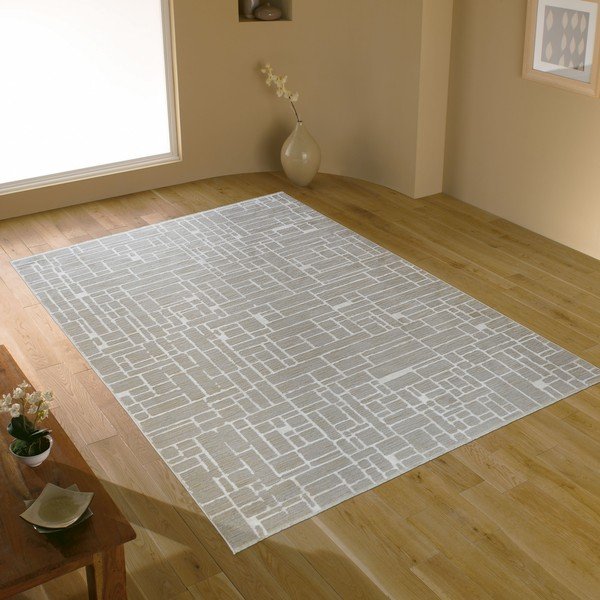 Sivo-béžový koberec 200x290 cm Jaipur – Webtappeti-image-1