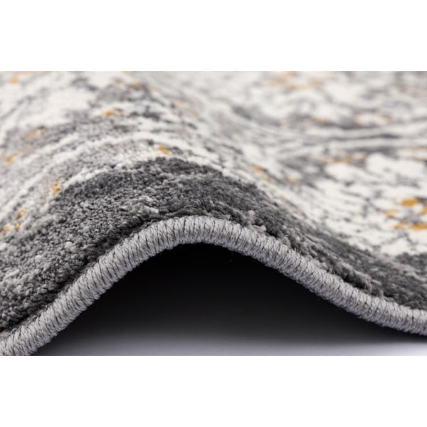 Tmavosivý/slonovinový behúň 80x250 cm Soft Viskan – FD-image-2