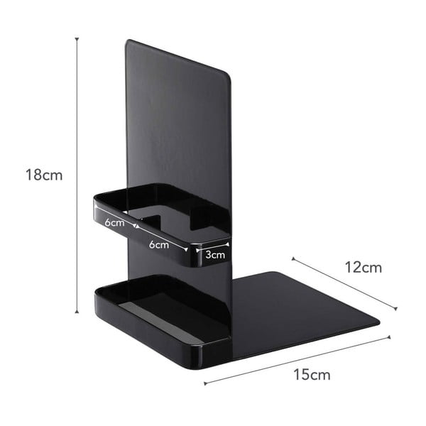 Čierne knižné zarážky YAMAZAKI Tower-image-3