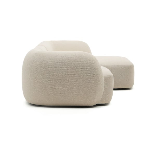 Krémová ženilková rohová pohovka (pravý roh/s leňoškou) Martina – Kave Home-image-3