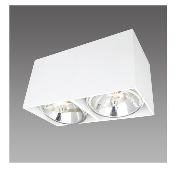Biele stropné svietidlo Light Prestige Aliano, šírka 24 cm