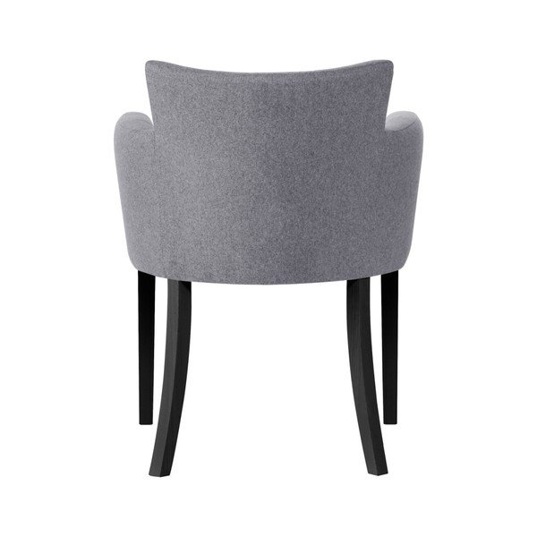 Sivá stolička s čiernymi nohami Ted Lapidus Maison Santal-image-4
