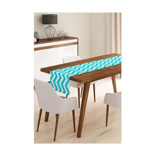 Behúň na stôl z mikrovlákna Minimalist Cushion Covers Blue Stripes, 45 x 140 cm