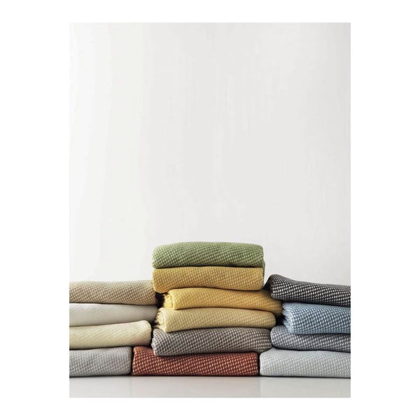 Olivovozelený pléd s podielom bavlny Euromant Ruby, 140 × 180 cm-image-1