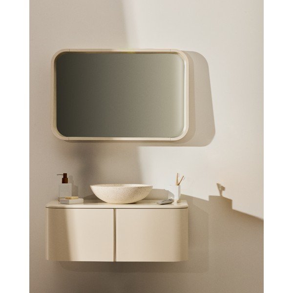 Nástenné zrkadlo 90x60 cm Salaya – Kave Home-image-1