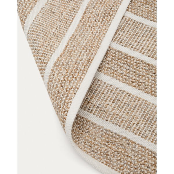 Béžový vonkajší koberec z recyklovaných vlákien 200x300 cm Desni – Kave Home-image-1