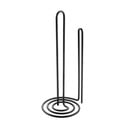 Čierny držiak na kuchynské utierky Metaltex My Roll Lava