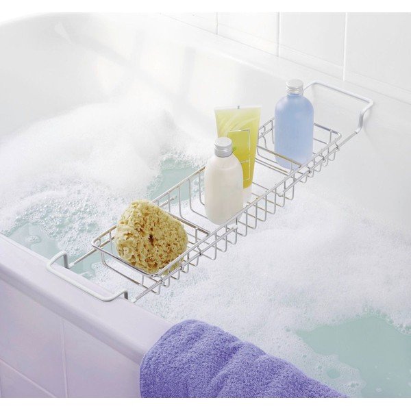 Kúpeľňový antikoro organizér na vaňu Wenko Bringing, dĺžka 58,5 cm-image-2