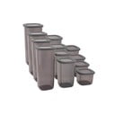 Plastové dózy v súprave 24 ks na potraviny Fresco – Hermia