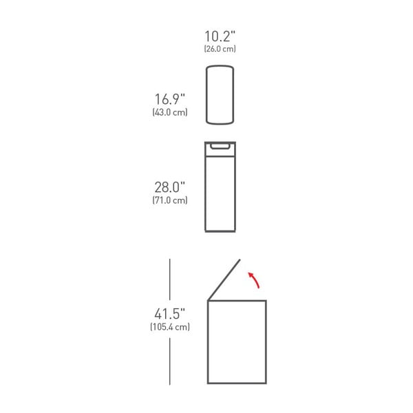 Dotykový odpadkový kôš simplehuman Tight, 40 l-image-3