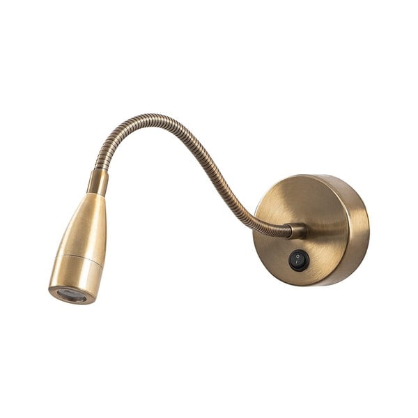 LED nástenné svietidlo v zlatej farbe Reading – Opviq lights