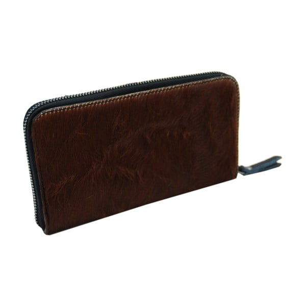 Kožená peňaženka so vzorom Andrea Cardone Brown
