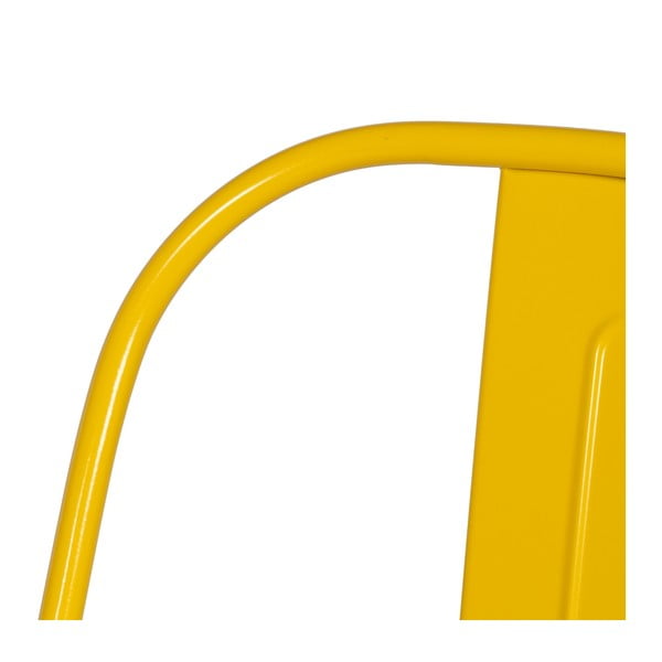 Žlté kovové jedálenské stoličky v súprave 2 ks – Ixia-image-4