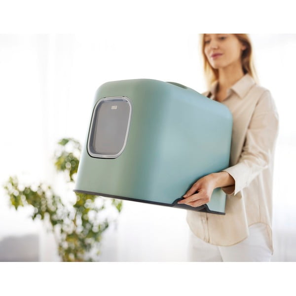 Mačacia toaleta 40x51 cm Biala - Rotho-image-3