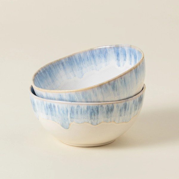 Misa z kameniny vo svetlomodro-bielej farbe ø 16 cm Brisa – Costa Nova-image-1