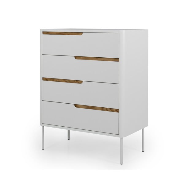 Biela komoda Tenzo Switch, 80 x 102 cm-image-4