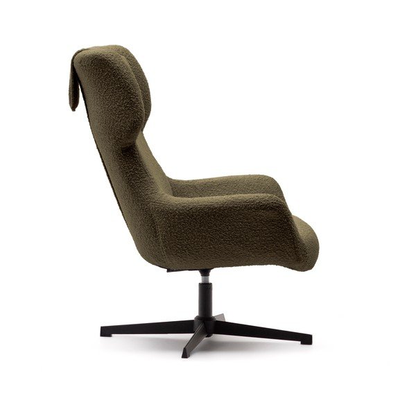 Tmavozelené kreslo Zalina – Kave Home-image-3