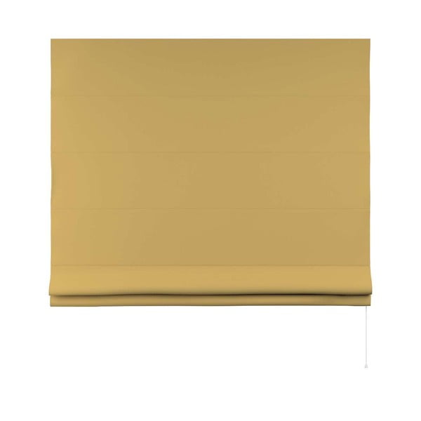 Žltá rímska roleta 170x130 cm Cotton Story - Yellow Tipi-image-3