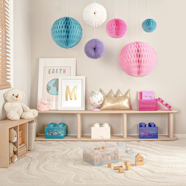 Svetlomodrý plastový detský úložný box 25x25x18 cm – LEGO®-image-1