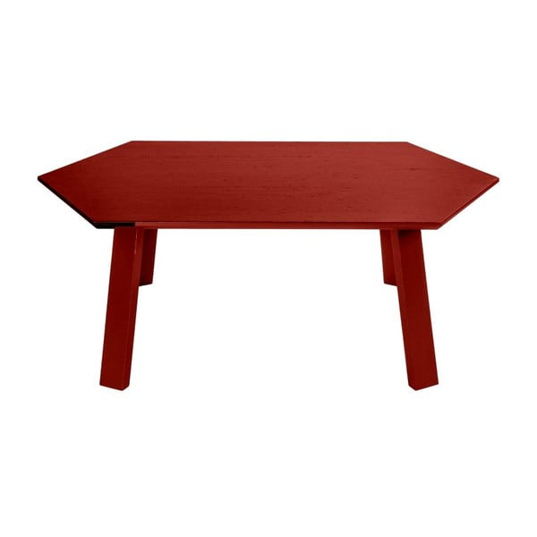 Konferenčný stolík Hexagon Red, 105x37x61 cm
