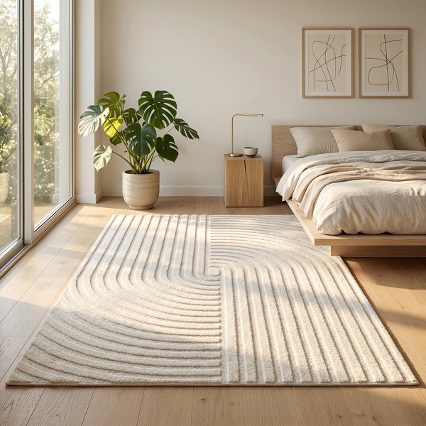 Krémovobiely koberec 120x170 cm Serenity – ESTE-image-2