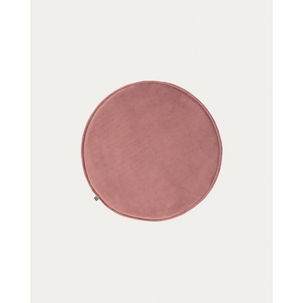 Zamatový sedák ø 35 cm Rimca – Kave Home-image-2