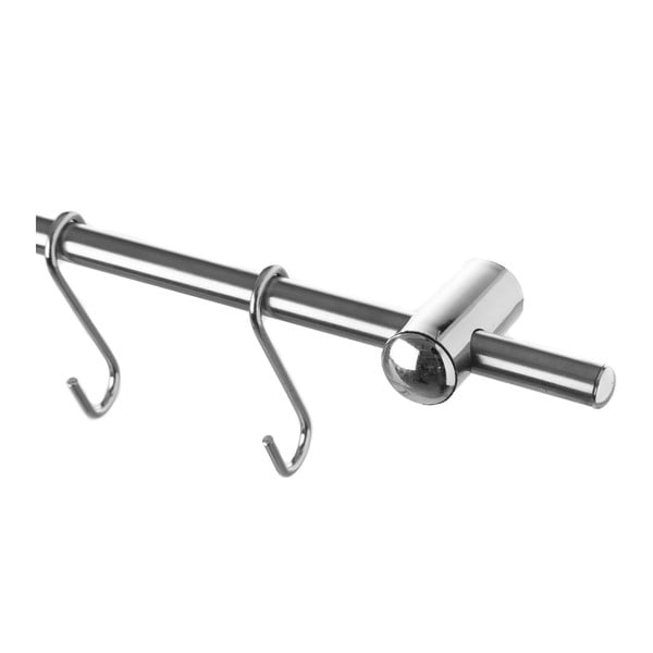 Tyč z antikoro ocele s 8 háčikmi Casa Selección, dĺžka 54,5 cm-image-2