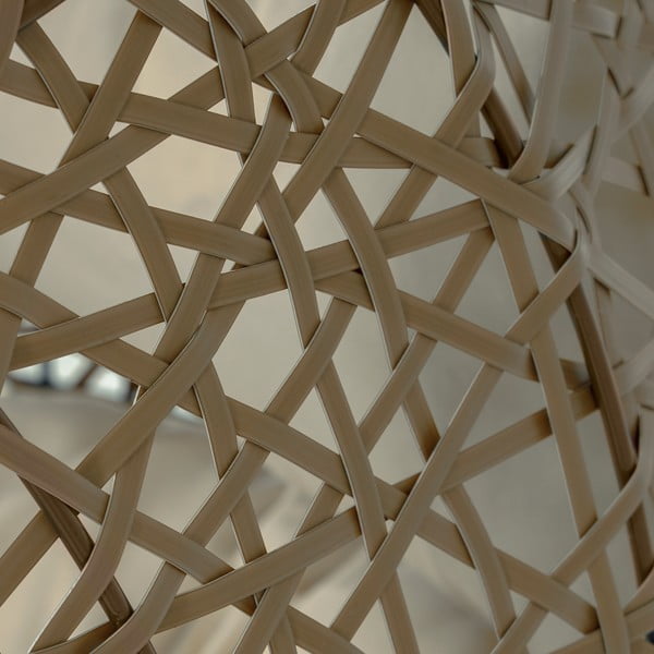 Závesné záhradné kreslo so stojanom Kave Home Florina-image-4