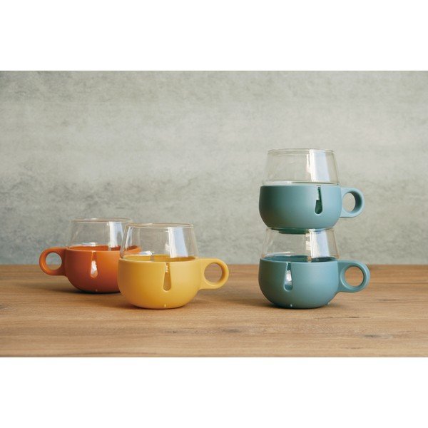 Žltý hrnček Kinto Tulip-image-1