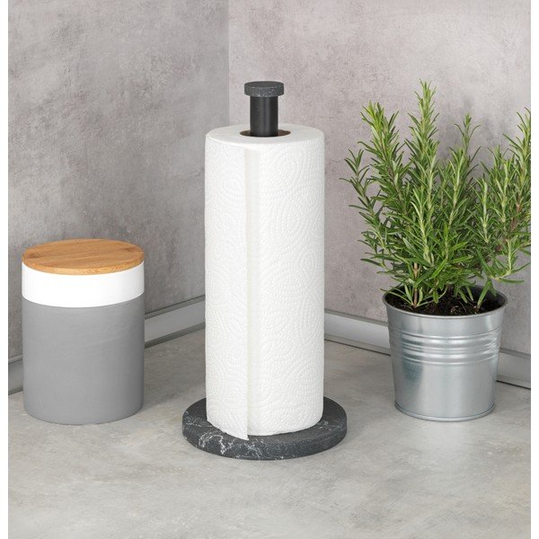 Čierny stojan na kuchynské utierky Wenko-image-1