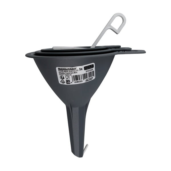 Súprava 3 sivých lievikov Fackelmann Food & More-image-2