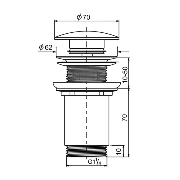 Vypúšťacia zátka – Sapho-image-2