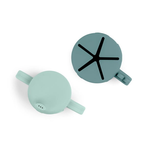 Súprava modrého nápojového a desiatového hrnčeka Done by Deer Friends-image-2