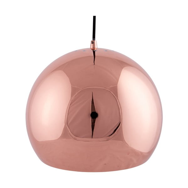 Závesné svetlo Copper Ball, 30 cm