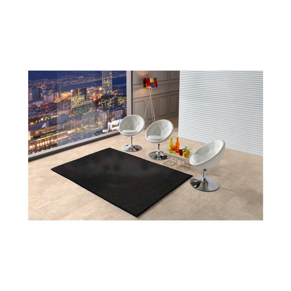 Antracitovosivý koberec Universal Veluro Negro, 57 x 110 cm-image-1