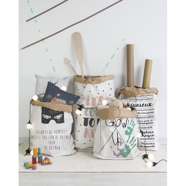 Úložné vrece z recyklovaného papiera Really Nice Things Wild Rules Frances-image-1